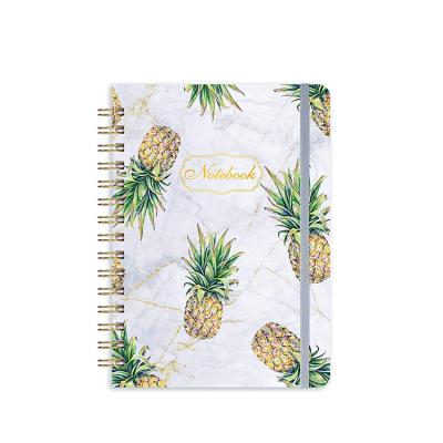 China Whoelsale Spiral Custom Printed Journal Ruled Fashion Smoothly Writing Spiral Binding Notebook for sale