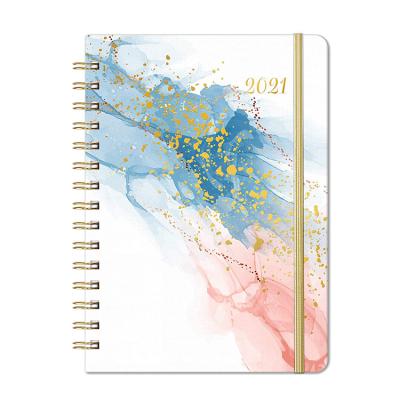 China Promotion Fashion Spiral Stationery Accept Custom Design Spiral Planner Notebook 2021 for sale