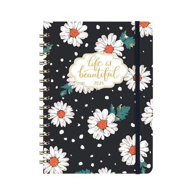 China 2021 Stationery A4 A5 A6 Size Spiral Notebook Personalized Custom Made Daily Planner for sale