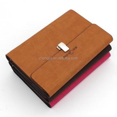 China 2022 Personalized Leather Hardcover Custom 6 Ring Binder Planner Journal Agendas for sale