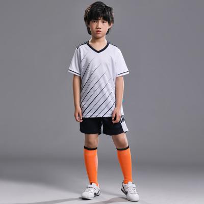 China Fabric: Breathable 100% Polyester Soccer Jersey For Kids Customized Size Quality Soccer Jersey Kids Uniforms Set Soccer Kits Design Soccer Jersey for sale