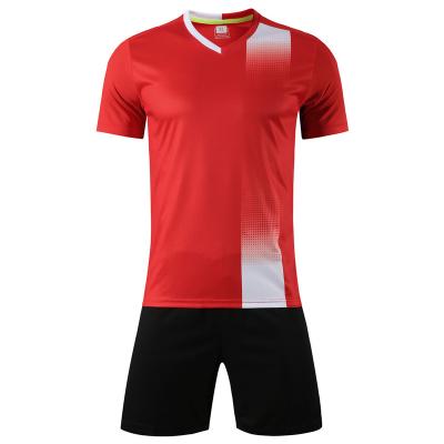 China Fabric: 100% Breathable Polyester Football Jersey Design Quality Football Training Set Soccer Jersey Football Jersey Custom Printing for sale