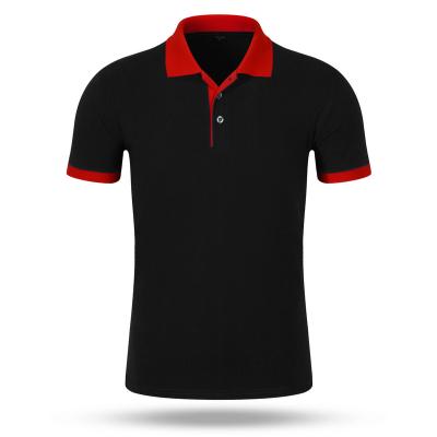 China Factory Wholesale Anti-wrinkle Men's Golf Polo Shirt Custom Embroidery LOGO Uniform Short Sleeved Polo Shirt Original Single Shirt For Men for sale