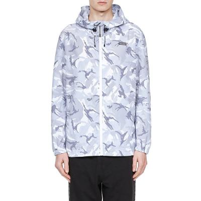 China Spring Outdoor Men's Reversible OEM Jacket Versity Custom Jackets Camouflage Print Hooded Camouflage Jacket for sale