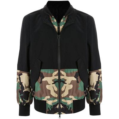 China Reversible Oversized Jacket Street Wear High Quality Custom Camouflage Style Military Patchwork Outdoor Sportswear Men Work Jacket for sale