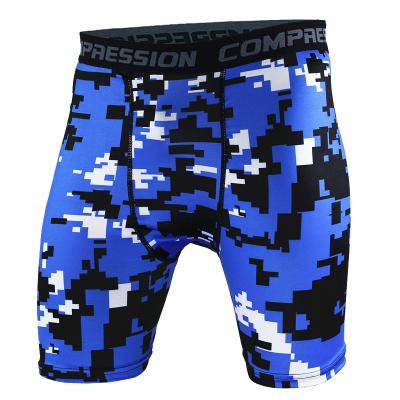 China Wholesale Anti-Wrinkle Camouflage Running Short Pants Men Compression Custom Sweat Fitness Shorts Boxer Gym Workout Sports Cargo Mens Shorts for sale