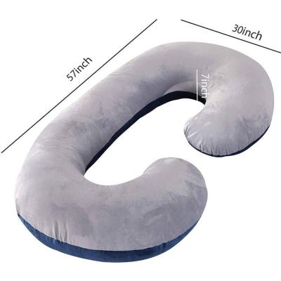 China Anti-Static Adjustable china wholesale support power compressed C-shape pregnancy pillow for sleeping for sale