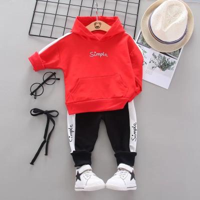 China Playsuit Fashion Kids Boys Tracksuit Sports Overalls/Hoodie Set for sale