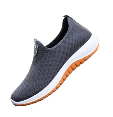 China Men's Canvas Comfort Shoes Slip On Black Shoes for sale