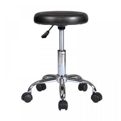 China Barber Stool Chair Black Adjustable Barber Stool Chair TY-SC12 Small Bar Stool Tattoo Salon Chair Adjustable Rolling Hair for sale