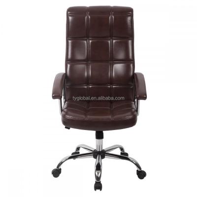 China Luxury Ergonomic Leather Ergonomic Computer Chair Modern PU Office Chair PU Office Swivel Office Chair for sale