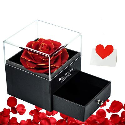 China Hot Seller Home Decor CHASEWIN Amazon Preserved Roses Wholesale Eternal Flowers Roses Preserved Roses Flower Box 2022 Valentines Day for sale