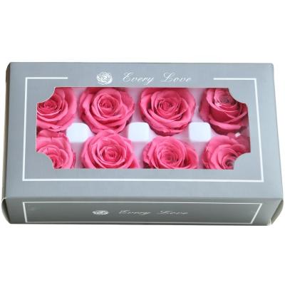 China 2022 Wholesale Natural Yunnan Amazon Hot Sale Home Decor Real A Grade 4-5 Cm Preserved Roses In Box Eternal Flower Rose for sale