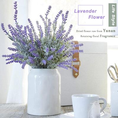 China Home Decor 50pc Natural Dried Flower Bouquet Lavender Dried Bouquet For Home Decoration Accessories Party Sachet Gift Wedding Decor for sale