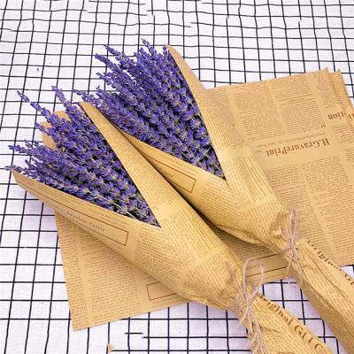 China Home Decor Dried Flower Arrangement Preserved Flowers Dried Wedding Centerpieces Lavender Flowers For Christmas Decorations for sale