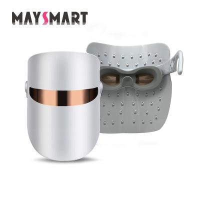 China Skin Tightening Led Color Light Therapy Face Beauty Mask For Acne Treatment for sale