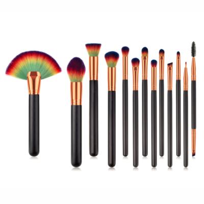 China Professional Hot Sale 13pcs Face Makeup Brush Set For Blending Foundation Face Powder Brush Eyeshadow Brush for sale