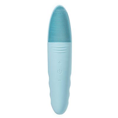 China Electric Silicone Fascia DEEP CLEANING Exfoliating Cleansing Brush with Handle Face Massager for Deep Cleansing for sale