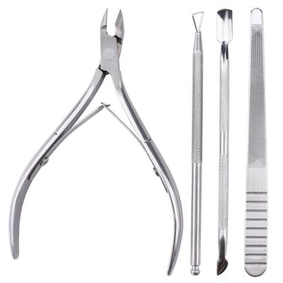 China Stainless Steel Manicure Set Nail Care Men's Manicure Tools MC090 for sale