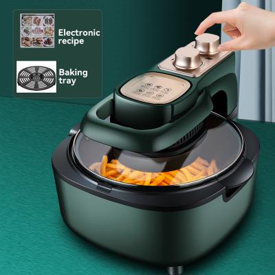 China Household Hotel Household Stainless Steel Digital Thermostatically Adjustable Non-Stick Electric Air Fryer for sale