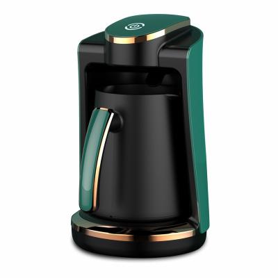 China Factory Latest Viable Double Cup Coffee Maker Wholesale Portable Automatic Home Turkish Coffee Maker for sale