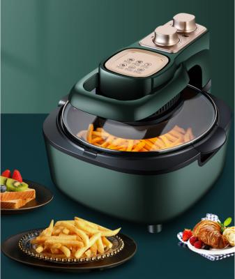 China Hotel Hiqh Quality Electric No Oil Air Fryer 6l Toaster Stainless Oil Free Deep Window Air Fryer With Visual Oven for sale