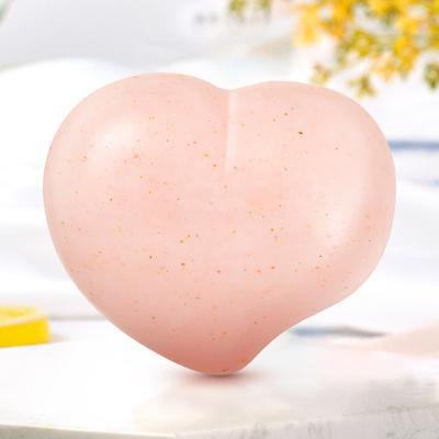 China Hot Selling Private Label Basic Cleansing Peach Whitening Soap Orange Skin Care Handmade Bleaching Soaps for sale