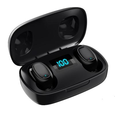 China 2021 TWS BT5.0 popular In-ear styles with LED display and waterproof function TWS wireless earbuds T10 for sale