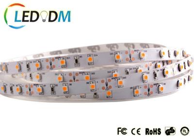 China DC 12V Warm White SMD 3528 LED Strip Light Flexible CE / ROHS Approved for sale