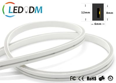 China 6*12mm Mini Size Flexible LED Neon Light , IP67 Waterproof White LED Neon Rope for sale