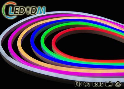 China Cuttable DC 24V LED Neon Flex Rope Light 10w/m SMD 5050 RGB Type for sale