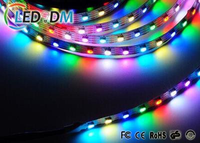 China WS2811 30 LEDs/M 60 LEDs/M Addressable LED Strip , 5050 IC High Density LED Tape Light for sale