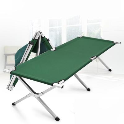 China Outdoor Ultralight Portable Aluminum Army Cradle Military Folding Camping Bed For Adults for sale