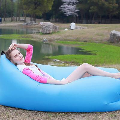 China Outdoor Inflatable Sofa Inflatable Recliner Camping Mattress Easy Carrying Inflatable Beach for sale