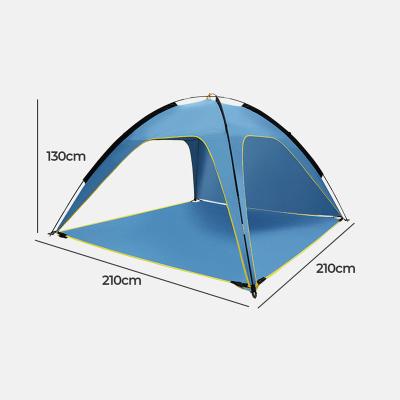 China Wholesale 3-4 Person Portable Instant Pop Up Straight Tying Type Large Automatic Double Layer Waterproof Windproof Camping Tent For Outdoor for sale