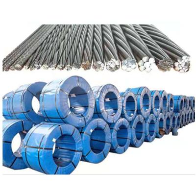 China Tensile Strength And Low Relaxation Wire 12.7mm Tension Tension Cable PC Steel Wire 7 Low Per High Carbon Post for sale