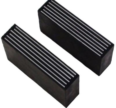 China Durable, Laminated Rubber Deck Support Neoprene Single Elastomeric Bearing for sale