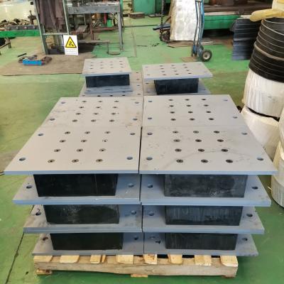 China Durable High Damping Basin Supporting Rubber Pad Rubber Damping Bridge Plate Pad Block for sale