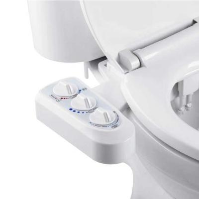 China Non-Electric Easy Installation Cold Water ABS Plastic Combo Bidet Sprayer Toilet Seat for sale