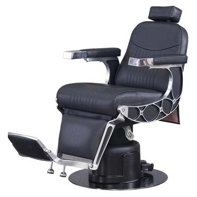 China 2021 New Design Contemporary Electric Folding Extended Hydraulic Barber Chair Facial Beauty Portable Barber Chairs for sale