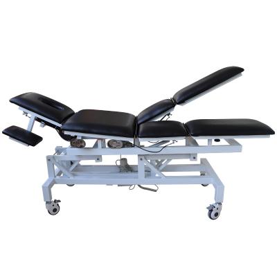 China Contemporary electric tattoo massage bed with 3 motors with CE certification imported air rod for sale