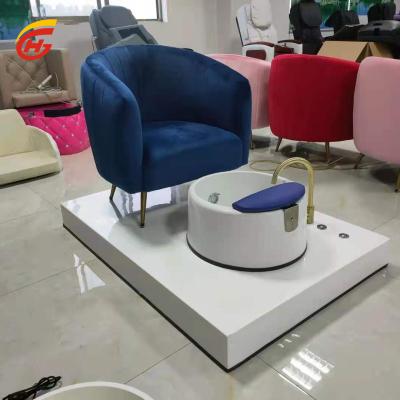 China European the new blue single function foot massager pedicure and nail massage chair support, customizable color for sale