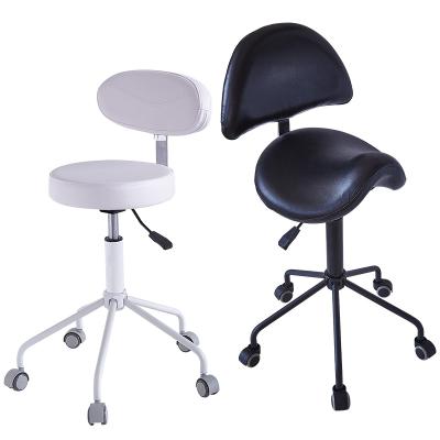 China Modern High Qualitative Leather Saddle Chair Stools Cotton Custom Leather Color for sale