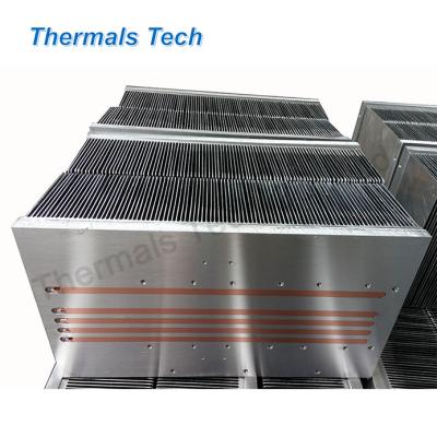 China Bonding Aluminum Radiator Fin Radiator With Heat Pipe For HVAC Equipment for sale