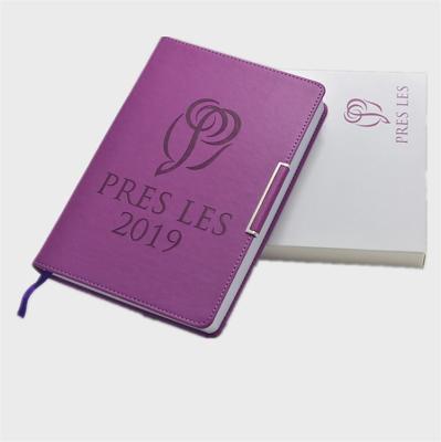 China 2021 Latest Customized Printed Diary Notebook Leather Notebook Embossed Notebook for sale