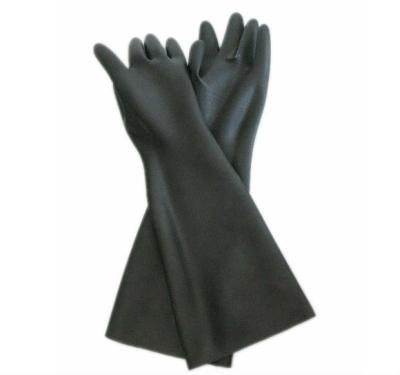 China Anti-Slip Industrial Rubber Gloves for sale