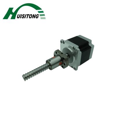 China Manufacturer high quality Nema 23 1.2nm 1.8 degree ball screw linear motor 57BYGH301B12 for sale