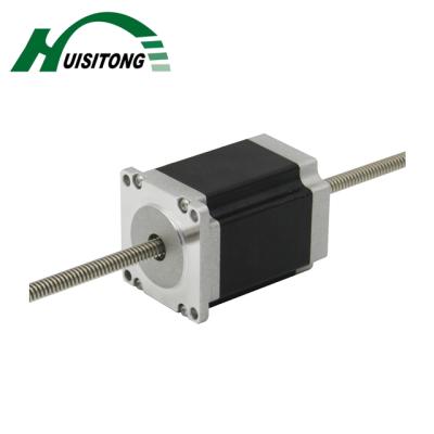 China 1.2nm T10 150mm Direct Linear NEMA 23 57BYGH748T8-G Stepper Motor Factory 1.8 Degree Stepper Motor for sale