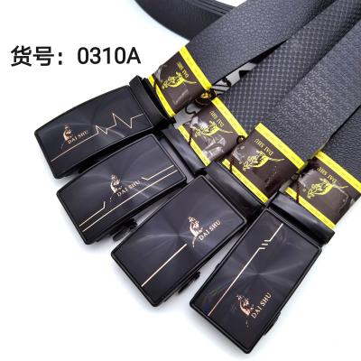 China Fashion.Casual.Business direct selling men's cowhide and zinc alloy buckle automatic buckle belt for sale