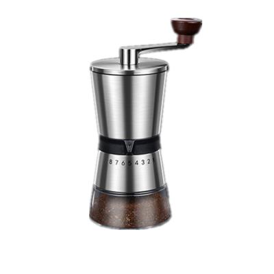 China China Classic Eco-friendly Design Manual Coffee Grinders with Adjustable Ceramic Burr Kaffee Fur Manual Hand Coffee Grinder Muhle for sale